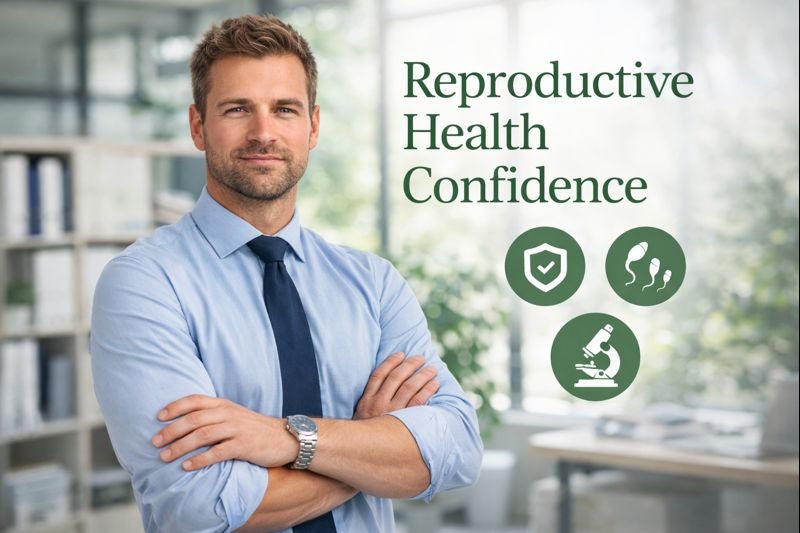 Confident professional man - Reproductive health confidence
