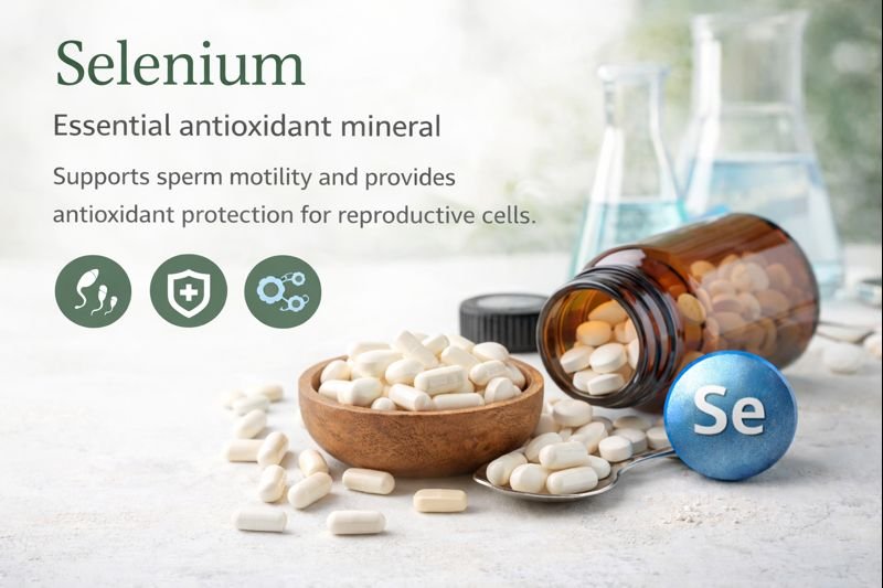 Selenium - Antioxidant protection for sperm